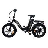 Electric Bike 48V 18.2AH 500W Recommended Top Speed 25KM/H Electric Bike 20*3.0 Inch 70-100KM Mileage Range Max Load 120KG