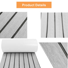2400x450x5mm Marine Boat Flooring EVA Foam Yacht Teak Decking Sheet Carpet Floor