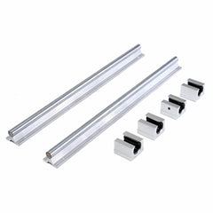 2Pcs SBR16-500mm Linear Bearing Slide with 4Pcs SBR16UU Linear Bearing Block