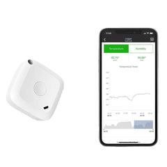 Wireless Thermometer Hygrometer Sensor Data Logger Digital C/F Indoor Outdoor Bluetooth Temperature Humidity Meter Alarm