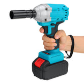 21V 520N.m Electric Cordless Impact Wrench 1/2" Brushless Driver Drill 5pcs Sockets Also Adapted To Makita Battery