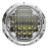 7 Inch 75W 6500K Motorcycle Stainless LED Headlights 5D Lens High/Low Beam Waterproof IP67