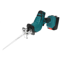 Rechargeable Cordless Reciprocating Saw Handheld Woodorking Wood Cutter 4PCS Saw Blades Electric Saw Kit Fit Worx Battery