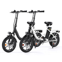 Electric Bike 36V 10.4AH 250W(Peak 500W) Motor Recommended Top Speed 25KM/H 16inch Tire 55-88KM Max Mileage 120KG Max Load
