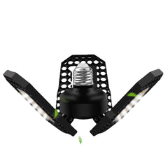 40W 60W 80W E27 LED Bulb SMD2835 Foldable Garage Light Deformable Ceiling Fixture Workshop Lamp AC85-265V