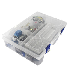 Starter Kit for Arduino UN0 R3 - UN0 R3 Breadboard and Holder Step Motor / Servo /1602 LCD / Jumper Wire/ UN0 R3(Arduino-Compatible)