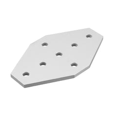 Aluminum 7 Holes Join Plate Corner Bracket for 2020 V-slot Aluminum Extrusions Profiles CNC Parts
