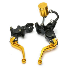 22mm 7/8 Inch Handlebar 16mm Bore Motorcycle Brake Clutch Master Cylinder Lever Reservoir