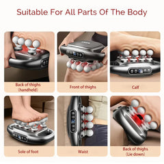 16-Head Body Massage Gun - Full Body Muscle Massager for Arms, Waist, Back, Thighs, Calves, Shoulders, and Feet