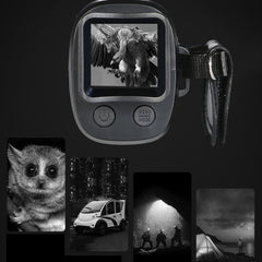 1080P HD Night Vision Monocular, 5X Zoom, 300m Infrared Camera, IPX4 Waterproof, Outdoor Hunting Telescope