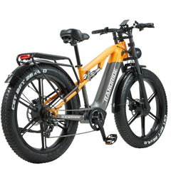 48V 20Ah 2*1000W Recommended Top Speed 25KM/H 26*4.0 Inch Electric Bike 40-90KM Max Range Max Load 200KG