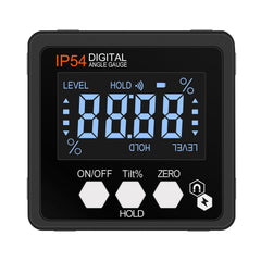 4*90 Updated Precision Digital Protractor Inclinometer Level Box Digital Angle Finder Bevel Box With Magnet Base