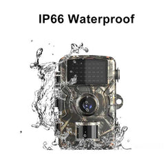 1080P Waterproof Outdoor Hunting Camera with Night Vision, Infrared Motion Sensor for Wildlife Monitoring