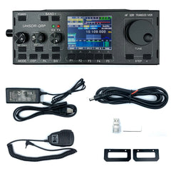 HF SDR Transceiver QRP Transceiver Amateur Ham Radio With power supply + Microphone EU PLUG