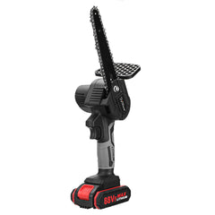 6" Portable Electric Pruning Saw Rechargeable Small Woodworking Electric Chain W/ 1/2 Battery