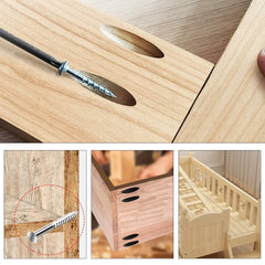 45-Degree Pocket Hole Jig Kit - Durable Aluminum, 9.5mm Drill Bit, Easy to Use Woodworking Tool for Precise Joints