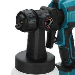21V 4000mAh Electric Spray Guns Paint Sprayer Painting Compressor Home Wood Furniture DIY W/ 0/1/2PCS Battery Fit Makita