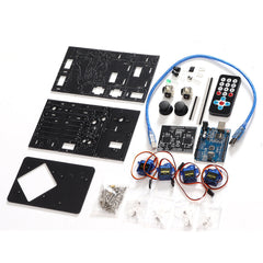 Desktop Robotic Arm Acrylic Manipulator UN0 Robot Electronic DIY Kit