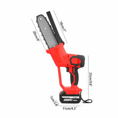 8 Inch Cordless Electric Chain Saw Brushless Motor Power Tools Chainsaw