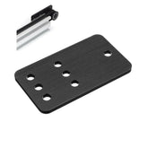 Aluminum Idler Pulley Plate Mounting Plate Pulley Board for V-Slot Linear Rail CNC Aluminum Extrusions Profiles