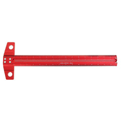 16/24 Inch Woodworking Line Drawing T Ruler Hole Ruler 90 Right Angle Line Drawing Ruler