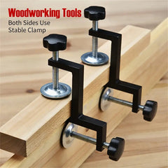 Y-Style Woodworking Double Clamps - High-Quality Aluminum & Steel, 54mm, Versatile for Wood & Plastic, Easy Adjustment, Compact Size
