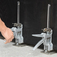 Durable 440lbs Labor Saving Arm Jack - Adjustable Height Drywall Lift & Wall Tile Locator (2PCS)