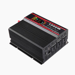 12V 1500W Car Power Inverter Intelligent Screen Pure Sine Wave For 220V EP1500W Converter With Remote Control