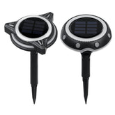 LED Solar Underground Lights Outdoor Waterproof Plastic Garden Decoration Lights Lawn Landscape Lights