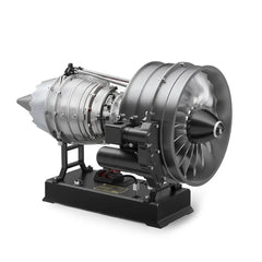 Turbofan Engine Model Assembly Kit with Built-in Battery Magnet Creative Desktop Ornaments Physics Experiment Science Education Toys