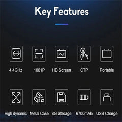 50KHz-4400MHz Vector Network Analyzer 7 inch Touch Screen 100db Dynamic NanoVNA Vector Network Analyzer