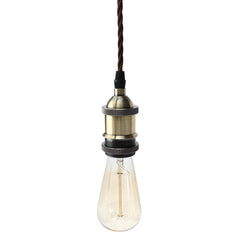 110V-220V 600W Vintage Lamp Holder Ceiling Canopy and Copper Socket with 2M Wire