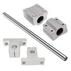 8mm Shaft 200-1000mm Length Optical Linear Rail Guide Support CNC Set