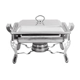 1PC 6L Stainless Steel Buffet Stove Chafing Dish Food Warmer Party Home Cater Food Warmer Buffet Stoves