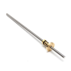 T8 300mm Lead Screw 8mm Lead with Anti-Backlash Nut CNC Parts