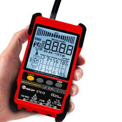 Large LCD Screen Network Cable Tester + Multimeter 2 in 1 AC DC Current Voltage Measurement Anti-noise Line Tracker