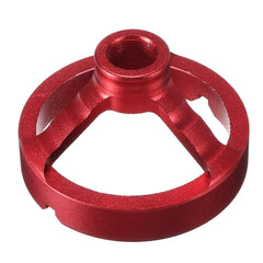 Aluminum Alloy Drill Guide Fixture with 6 Bushings (5-10mm) - Precision Vertical Drilling Tool in Red