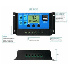 Solar Panel Kit 3000W Solar Power Generator Grid System Power 60A Home System Solar Power