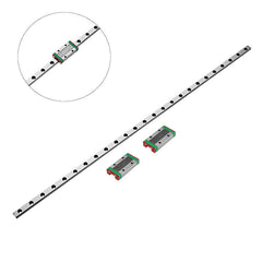 500mm Length MGN9 Linear Guide with 2pcs MGN9H Linear Rail Block CNC Tool