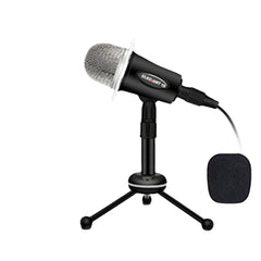 3.5mm Condenser Microphone Home Studio Portable Microphone for PC Computer Phone