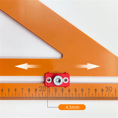 2-in-1 Drilling & Marking Angle Ruler - Precision Tool for Woodworking, Durable Bakelite, Versatile for Cabinet Installation