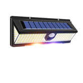 190 LED Solar Lights Outdoor Solar Lamp With PIR Motion Sensor Solar Powered Waterproof Warning light for Courtyard Garden Yard