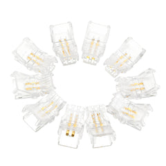 10PCS 2Pin 8MM Board to Board/Board to Wire Connector for Waterproof Single Color LED Strip Light
