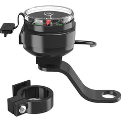 Compass Charger for Motorcycle - USB Phone Holder, GPS Navigator, and Cell Phone Charger, 5V/2.5A, Black