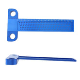 Crossed T Ruler 7inch Woodworking Scribe Precision Measuring Tools