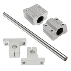 8mm Shaft Optical Linear Rail 300/400/600mm Length SCS8UU/SK8 Guide Support CNC Set