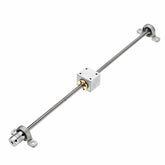 400mm Lead Screw Set with Nut Housing Bracket Mounted Ball Bearing and Shaft Coupling