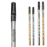 Tin Whistle Penny Whistle High C Key Brass Whistle Six-holed Woodwind Instrument For Beginner Whistler