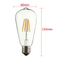 8W Warm White Non-Dimmable LED Filament Retro Edison Bulbs 220V
