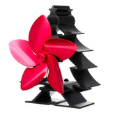 Heat Powered Stove Top Fan 5 Blade Wood Burner Log Burning Christmas 70~240